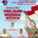 Semangat Kepahlawanan Jadi Cermin Wartawan Muda: Refleksi IWOI Sulawesi Selatan di Hari Pahlawan