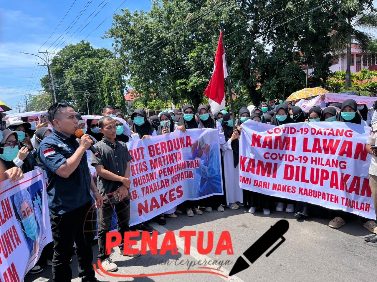 Ribuan Nakes Non-ASN di Takalar Gelar Aksi Demonstrasi, Tuntut Kepastian Status dan Kesejahteraan
